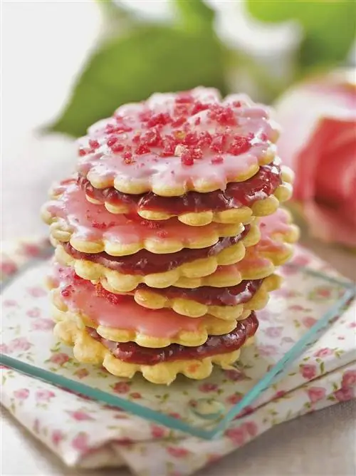 Печенье сдобное с глазурью