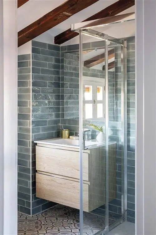 Двухуровневый пентхаус в Мадриде: ванная комната