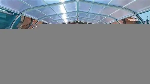 Фиксированное покрытие для бассейна