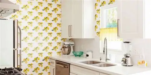 30 самых красивых и актуальных кухонь с обоями