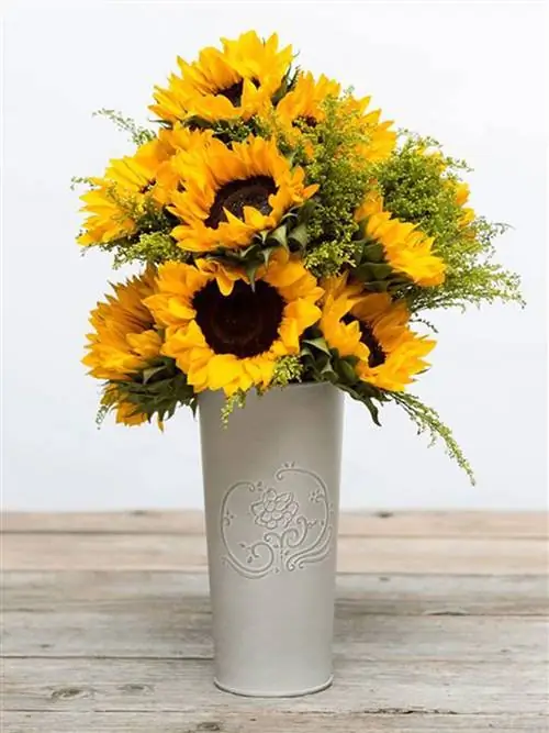 букет подсолнухов