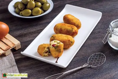 крокеты с ветчиной и оливками крокеты с ветчиной и оливками