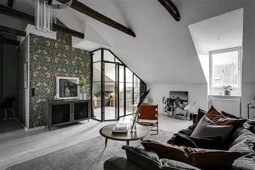 Пентхаус в стиле лофт в Стокгольме