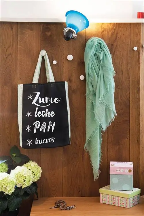 Тканевая сумка для покупок с меловой тканью