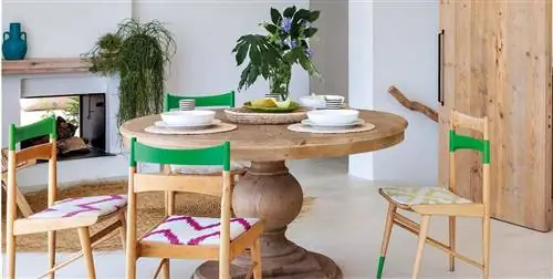 Вдохновляющие обеденные столы: натуральное дерево