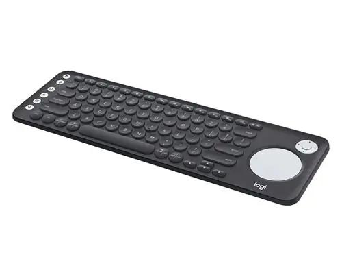 Клавиатура Smart TV: сенсорная панель, телевизор D-Pad K600 от Logitech