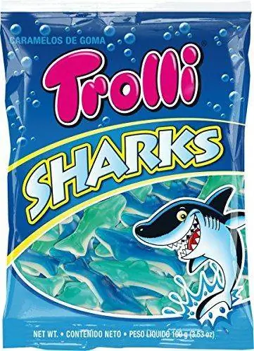 Желейные бобы Trolli Gummi Sharks