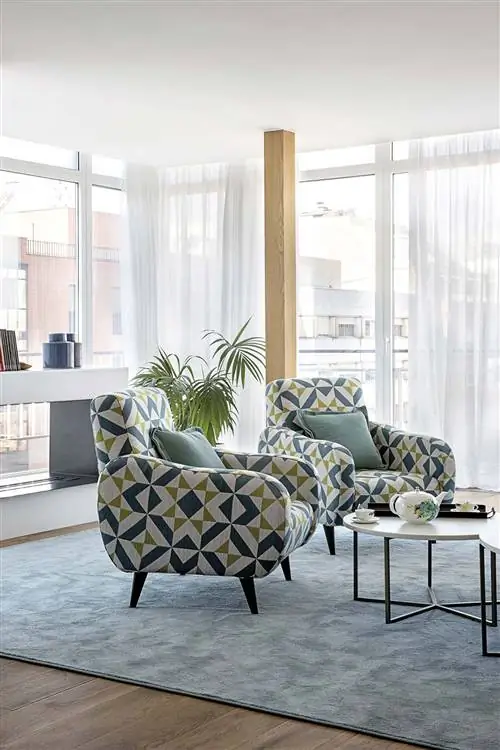 Кресла с набивной тканью от Gancedo