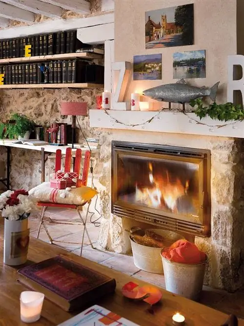 Очаг, Комната, Дизайн интерьера, Стена, Жара, Дизайн интерьера, Пламя, Газ, Камин, Огонь,