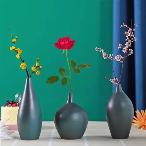 бирюзовые вазы