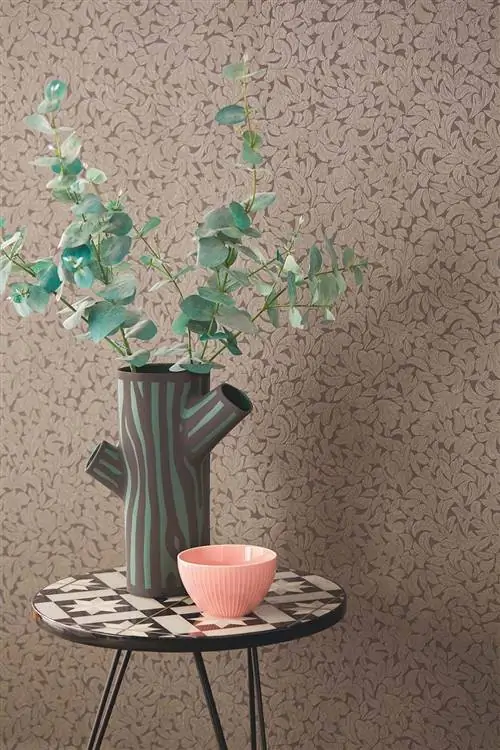 Ваза и обои из ствола дерева от Coordonne