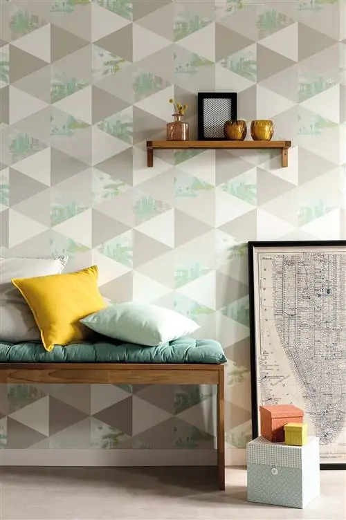 Геометрические обои Palmier от Caselio