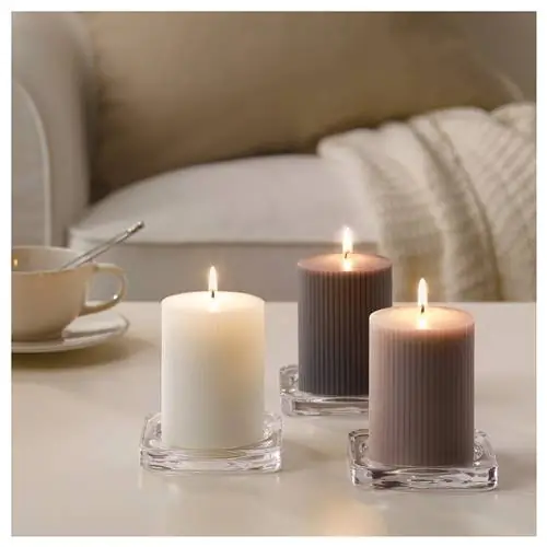 икеа бломдофт серая свеча