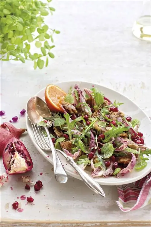 салат из утки с гранатом