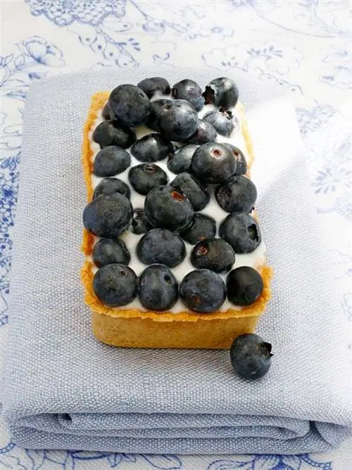 Черничный пирог