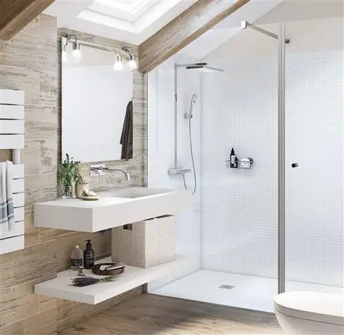 Мансардная ванная