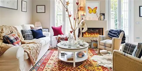 Очень уютный дом в Мадриде, украшенный к Рождеству