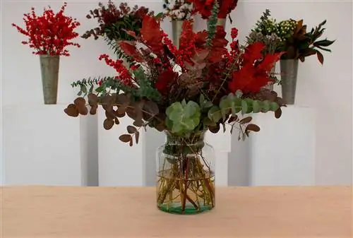 центральная часть листвы