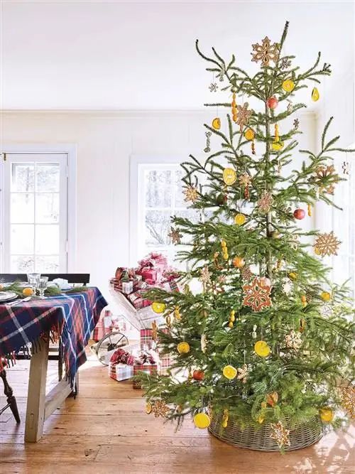 натуральная новогодняя елка