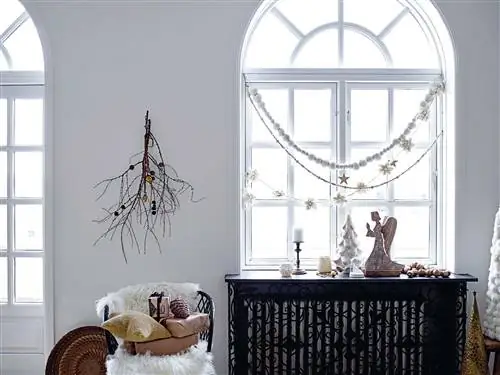 новогоднее украшение на окно