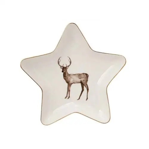 большой шрифт оленя в форме звезды