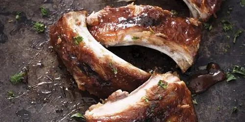 Блюдо дня: Ребрышки запеченные с медом
