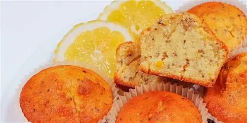 Домашние кексы с лимоном и чиа. На завтрак или перекус