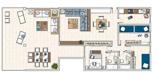 Дом планирует распределить пространство