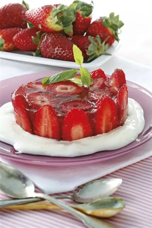 клубника с желе