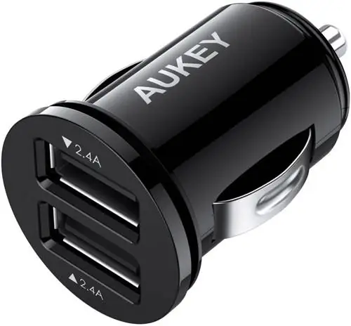 автомобильное зарядное устройство usb с двумя портами