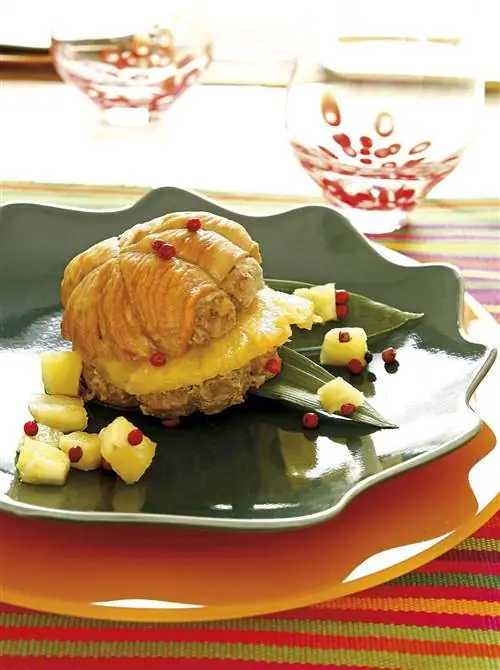 ананасовый бургер