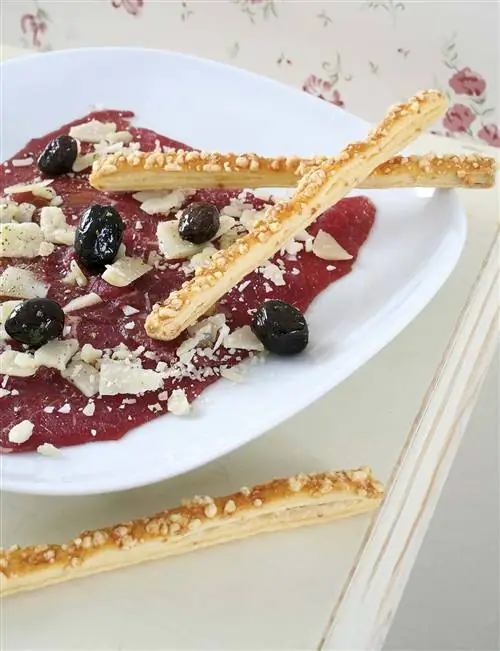 карпаччо из говядины