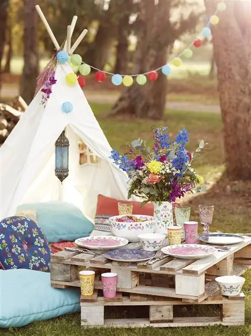 мебель своими руками из поддонов для террасы или снаружи