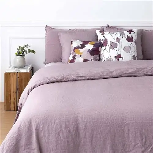 сиреневый пододеяльник