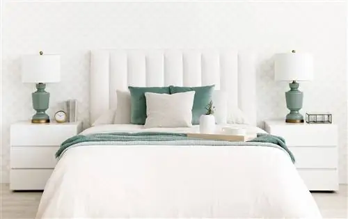 спальня в белом цвете