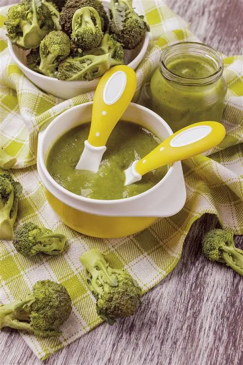 крем для детского питания из брокколи