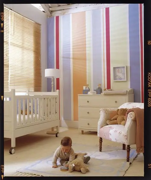 покрасить детскую в фиолетовый цвет