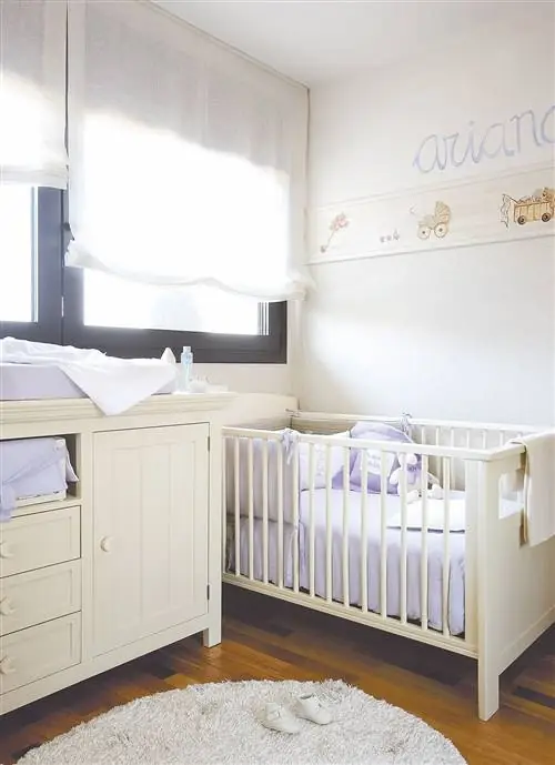 покрасить детскую комнату в белый цвет