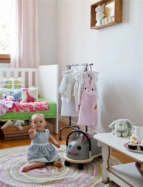 покрасить детскую комнату в серый цвет