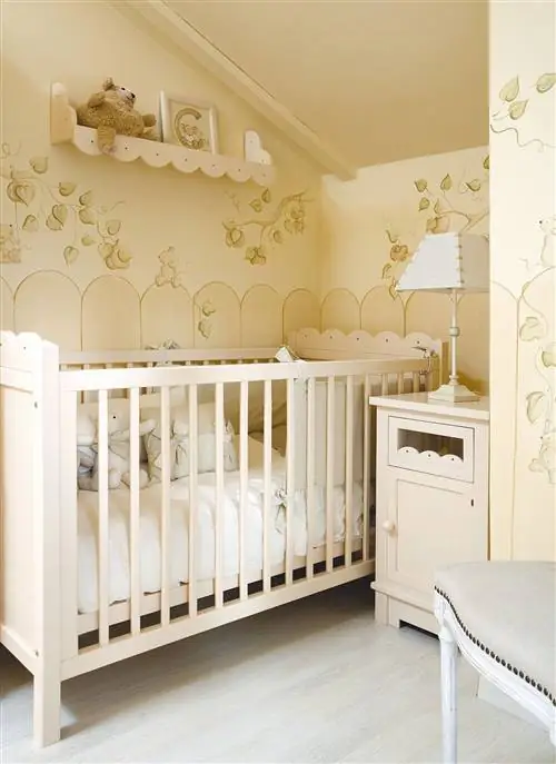 покрасить детскую комнату в желтый цвет