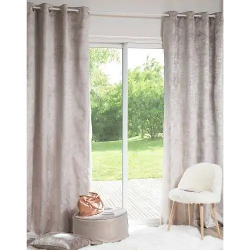 'Греж штора с люверсами&39