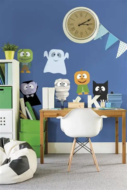 Хэллоуин детская спальня с призрачными винилами