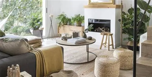 Естественный и уютный дом с мечтательным патио