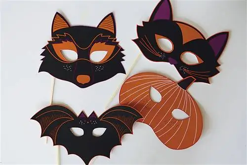 маска хэллоуина для сладкой вечеринки