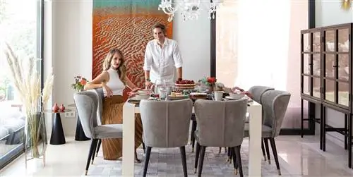 Мы вошли в дом Карлоса Бауте и Астрид Клисанс