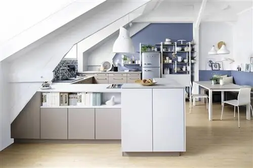 интегрированные пространства открытая кухня