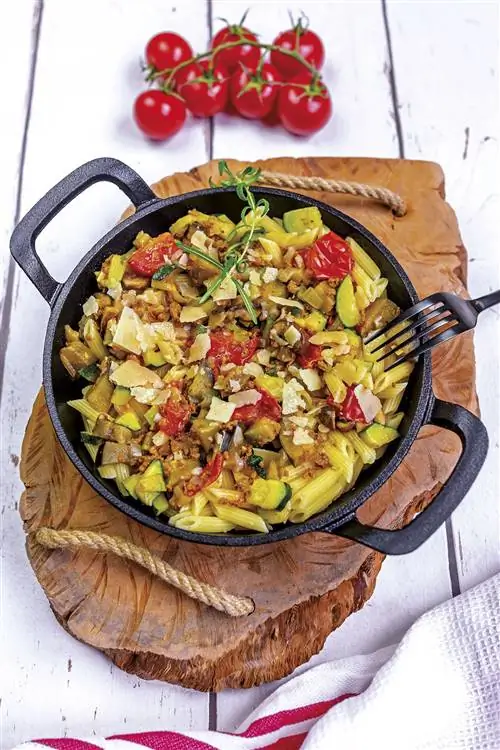 рататуй с макаронами