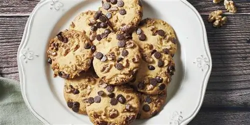 Как приготовить шоколадное печенье с грецкими орехами