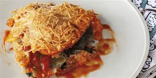 Блюдо дня: Лазанья с картофелем и шпинатом