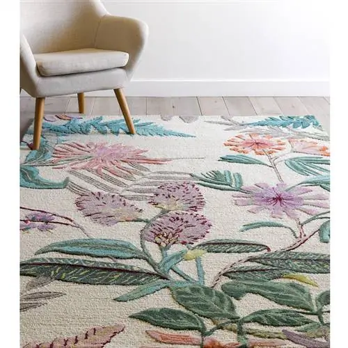 шерстяной ковер с тропическим узором